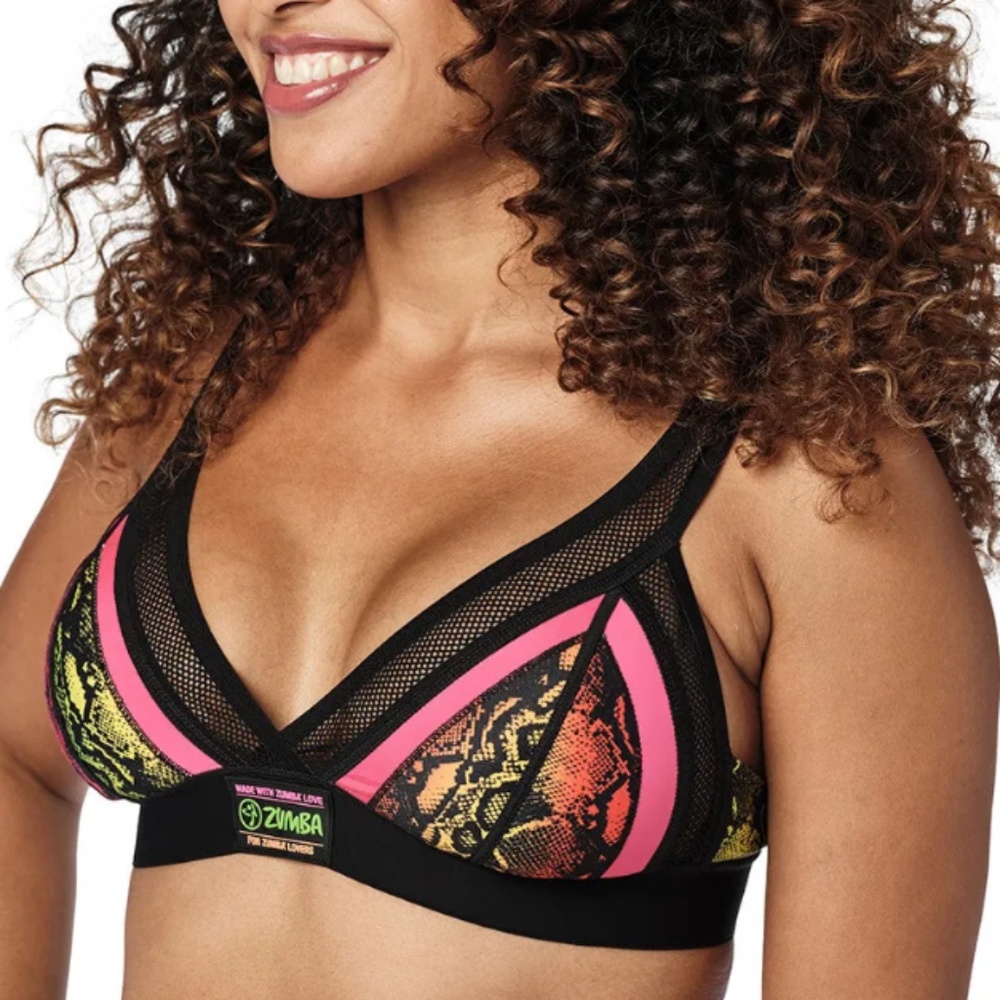 Wild for Zumba Sport Bra - Women's Medium